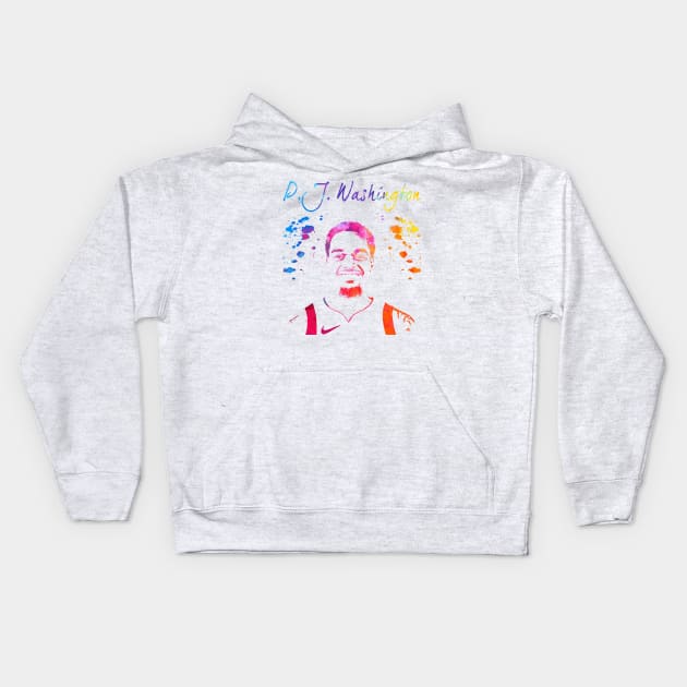 P.J. Washington Kids Hoodie by Moreno Art